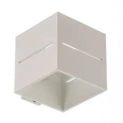 Vegglampe Top up/down, hvit krop