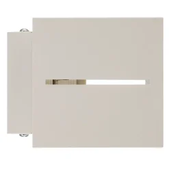 Vegglampe Top up/down, hvit krop