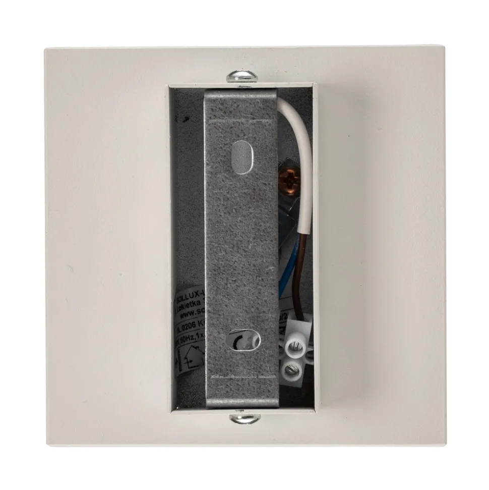 Vegglampe Top up/down, hvit krop