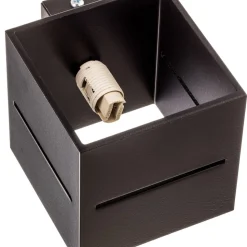 Vegglampe Top up/down, svart korpus