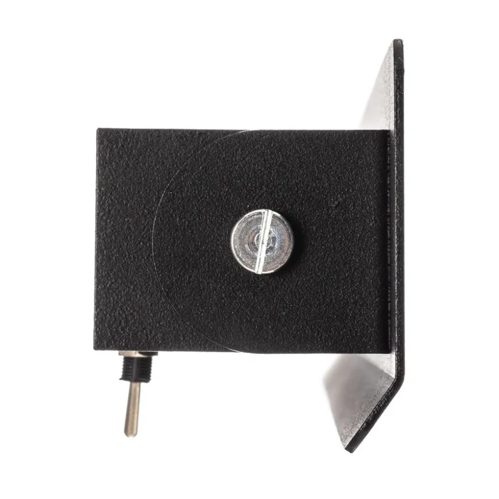 Vegglampe Wing, svart, stål, bryter, 68 cm bred