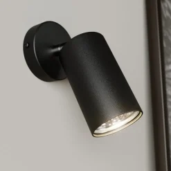 Veggspot Eye Spot 1 lyskilde, svart
