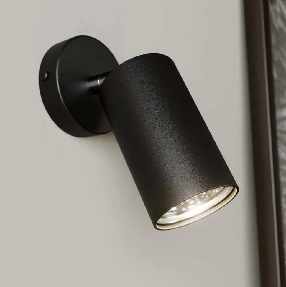 Veggspot Eye Spot 1 lyskilde, svart