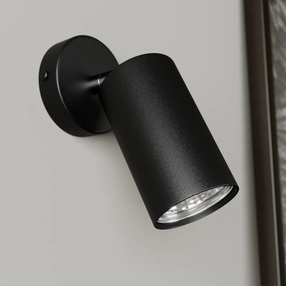 Veggspot Eye Spot 1 lyskilde, svart