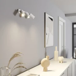 Veggspot Eye Spot med 3 lyskilder, hvit