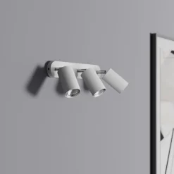 Veggspot Eye Spot med 3 lyskilder, hvit