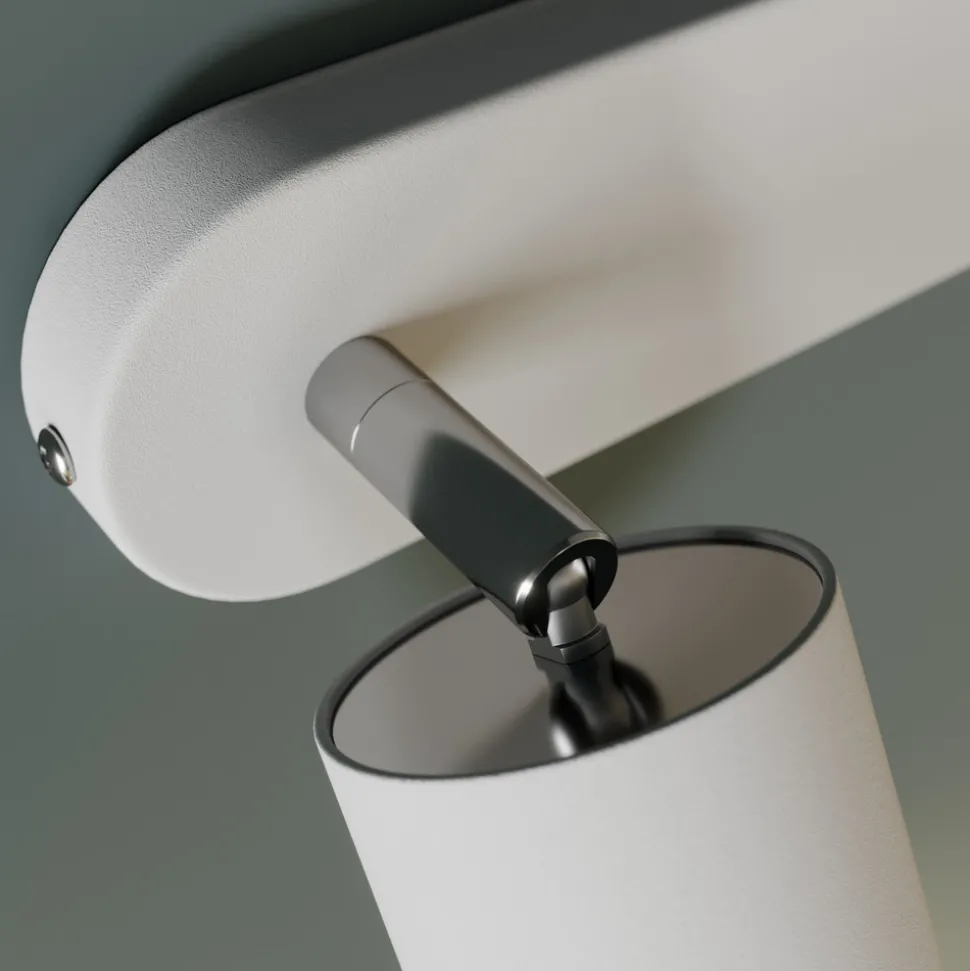 Veggspot Eye Spot med 2 lyskilder, hvit