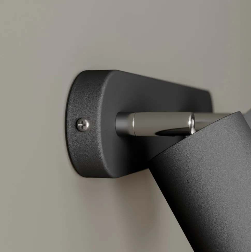 Veggspot Eye Spot med 3 lyskilder, svart