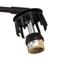 Veggspot Eye Super med bryter, svart