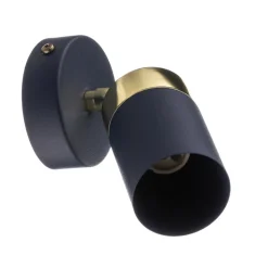 Veggspot Joker, 1 lyskilde, blå-gull