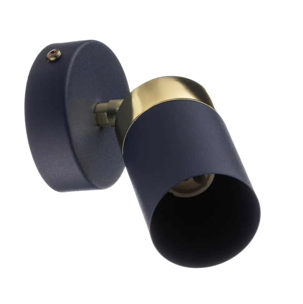 Veggspot Joker, 1 lyskilde, blå-gull