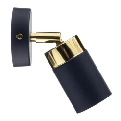 Veggspot Joker, 1 lyskilde, blå-gull