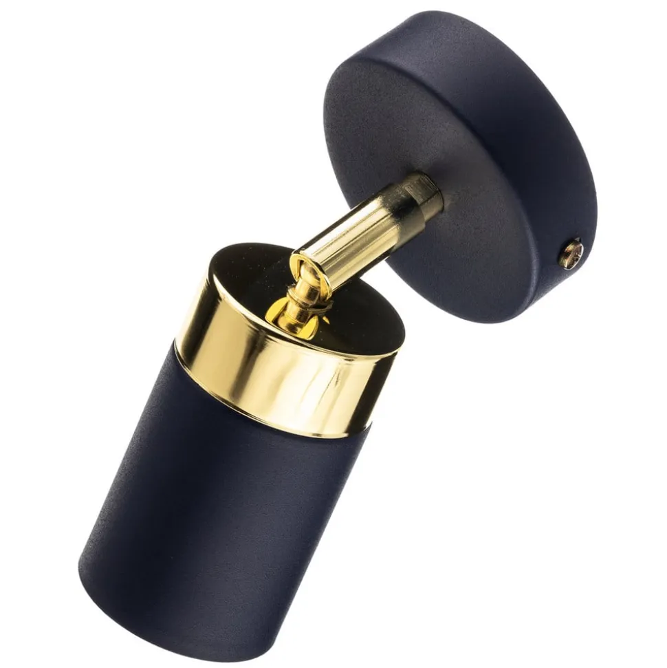 Veggspot Joker, 1 lyskilde, blå-gull