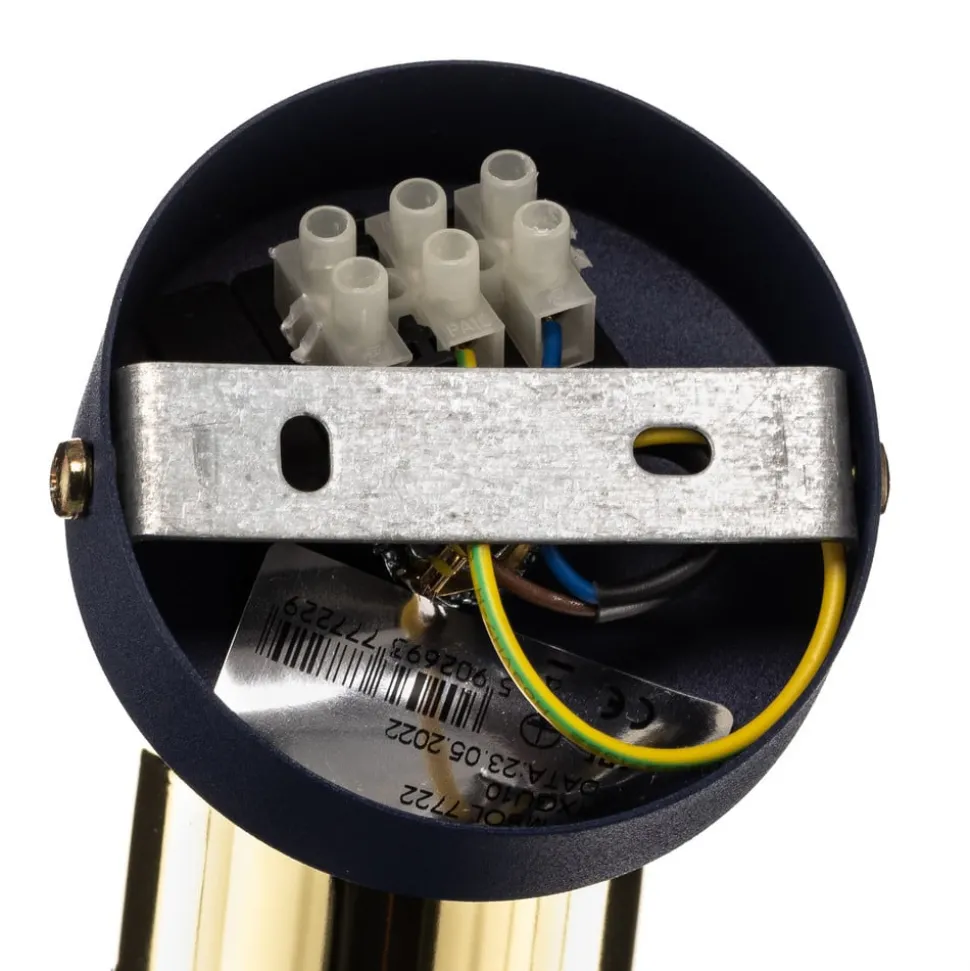 Veggspot Joker, 1 lyskilde, blå-gull