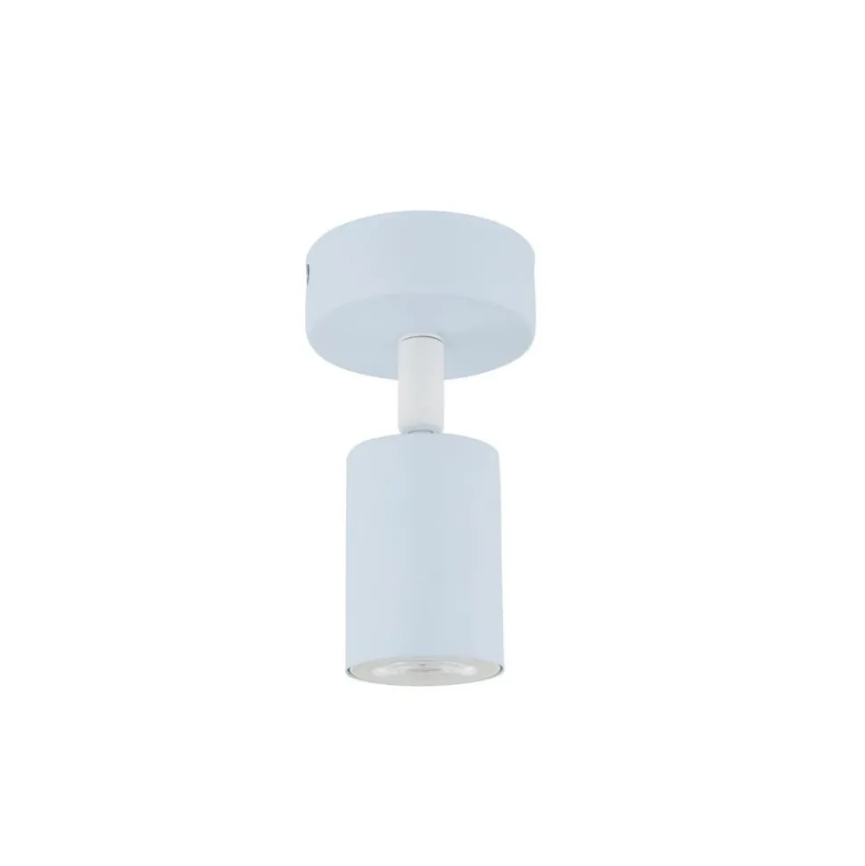 Veggspot Livia, blå, 13 cm, metall, justerbar, GU10