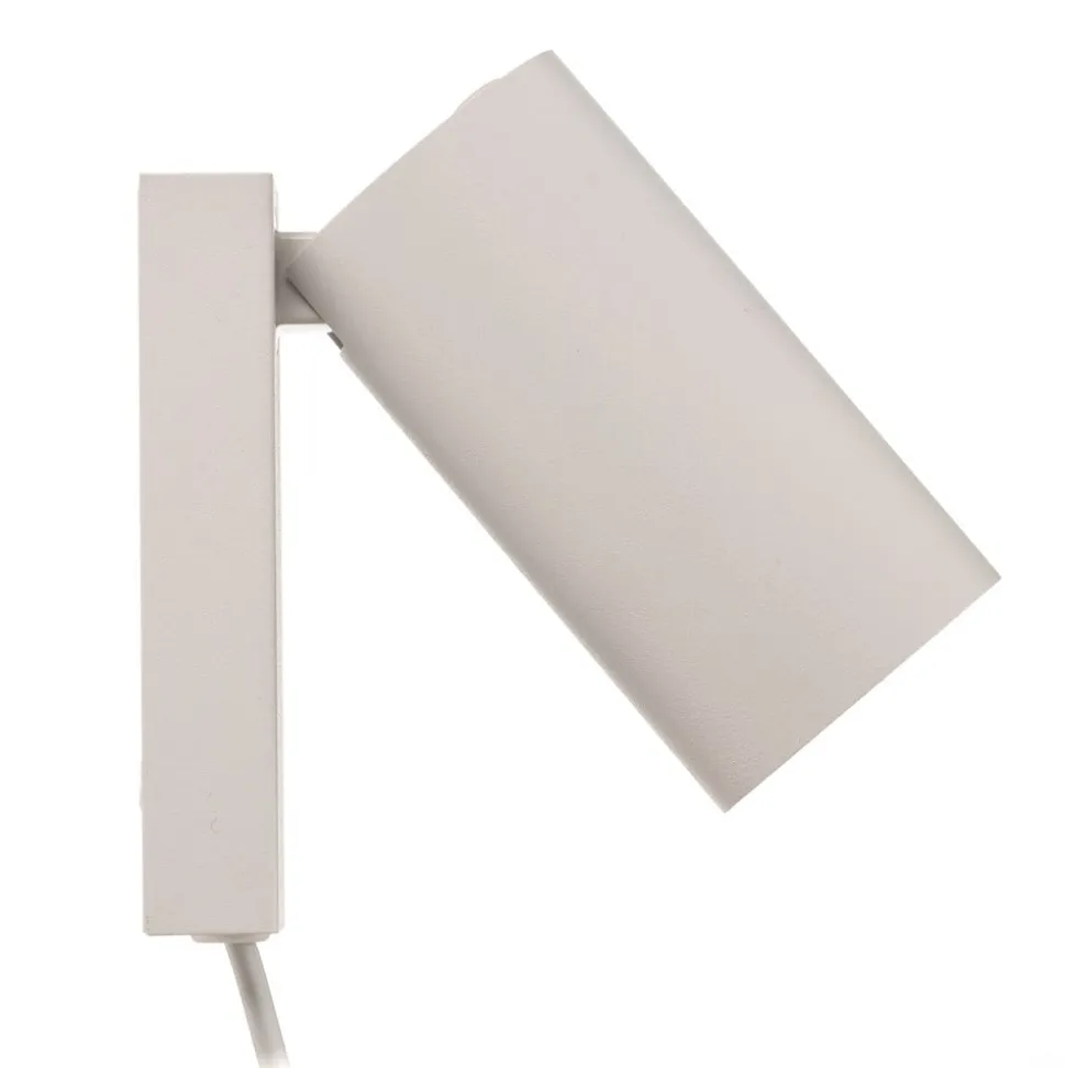 Veggspot Mono I med plugg hvit