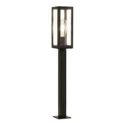 Veilampe Box av rustfritt stål, svart