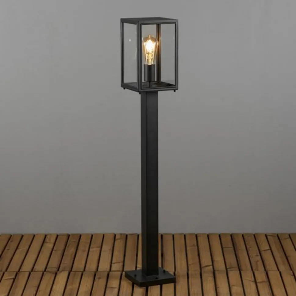 Veilampe Carpi, lyktform, svart