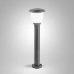 Veilampe Thiago, 60 cm, mørkegrå, metall, E27, IP65