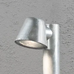 Veilampe Trieste av stål, galvanisert