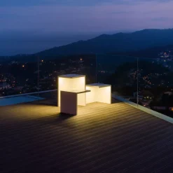 Vibia Empty 4125 utelampe av betong, 45 cm