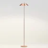 Vibia Mayfair – LED-gulvlampe, glinsende kobber