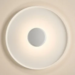 Vibia Top LED-vegglampe Ø 60 cm hvit