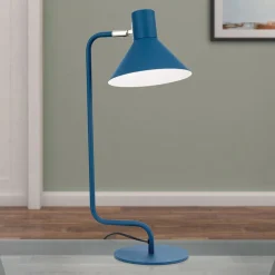 Victoria skrivebordslampe hode justerbart blå