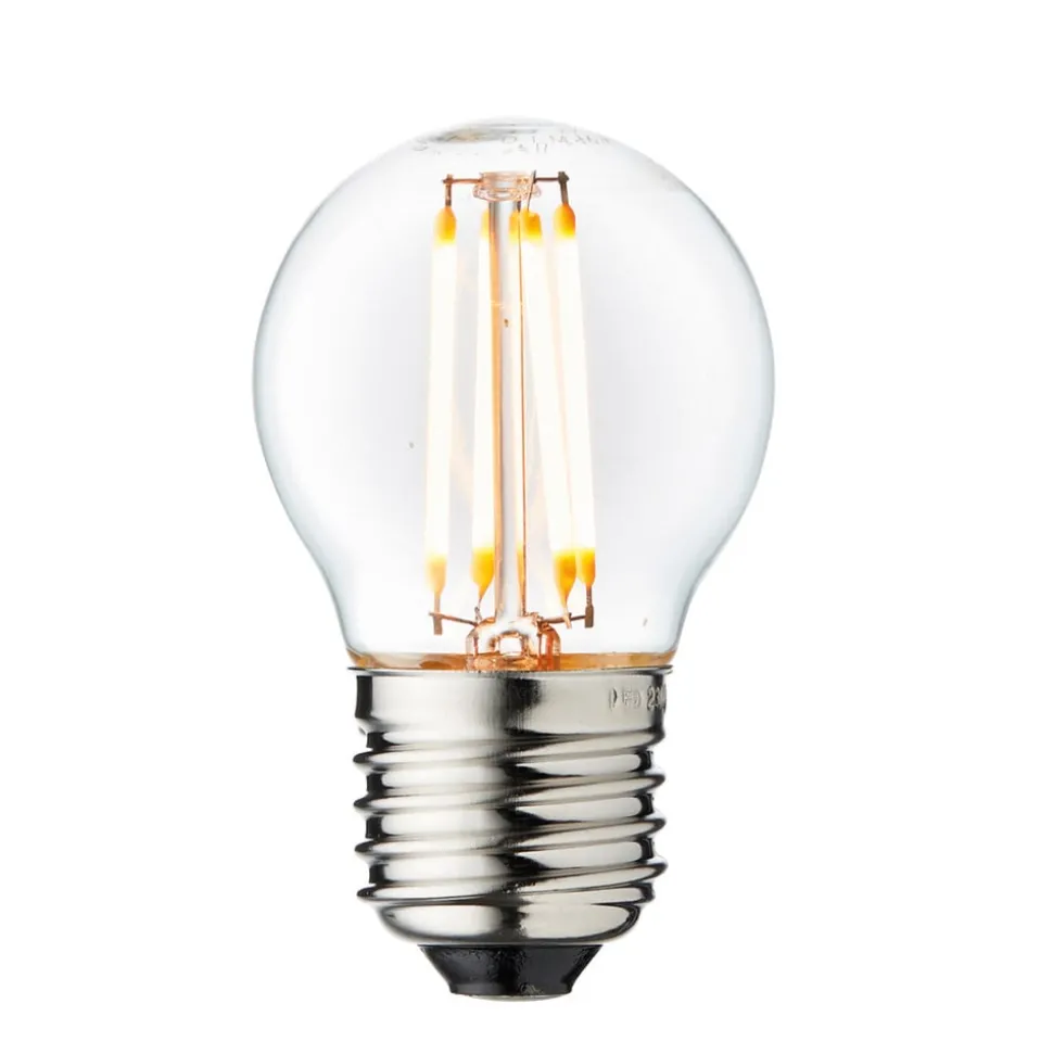 Vilkårlig LED-pære, E27 Ø 4,5 cm 3,5W 2 200K dimbar