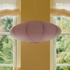 Villo 60 papirlampeskjerm Ø 60cm høyde 25cm, lilla