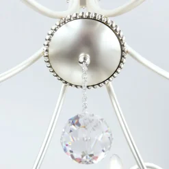 VIOLETTA lysekrone i sølv med seks lys