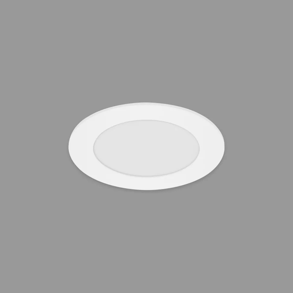 Virgo innfelt LED-lampe, RGBW, hvit, Ø 12 cm