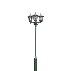 Virgo stolpelampe, 3-lys, mørk grønn