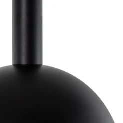 Vitrum cupola M hengelampe, svart, halvsirkelformet, Ø 30 cm