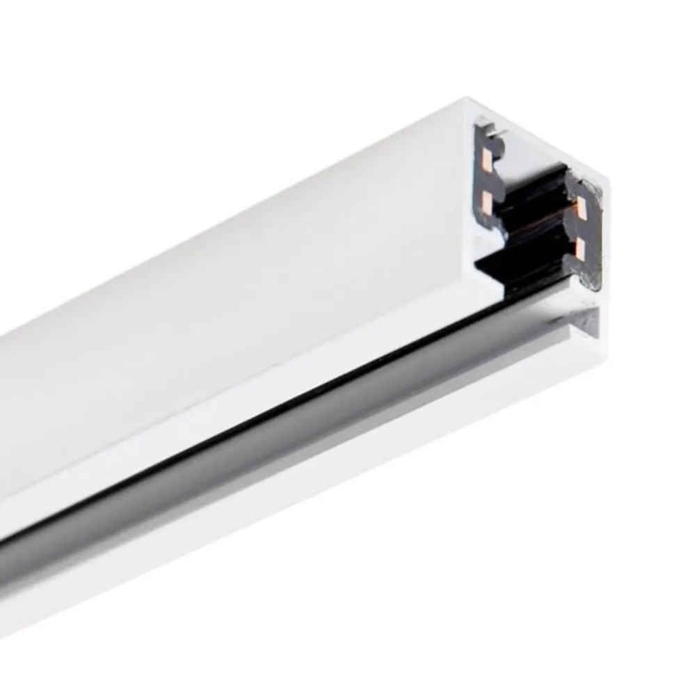 volare 2-fase skinne, hvit, 100 cm