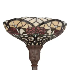 Vårlig stålampe Kayla i Tiffany-stil