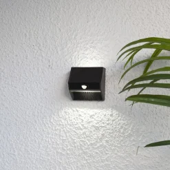 Wally solcellepanel LED-lampe med opp og ned lys