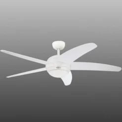 Westinghouse Bendan - Vifte med fem vinger, hvit