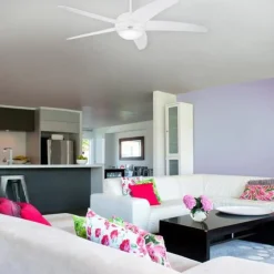 Westinghouse Bendan - Vifte med fem vinger, hvit