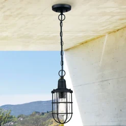 Westinghouse Crestview utendørs hengelampe, bur