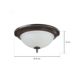 Westinghouse Harwell taklampe, bronse
