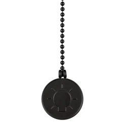 Westinghouse lyspæremedaljong trekkjede svart