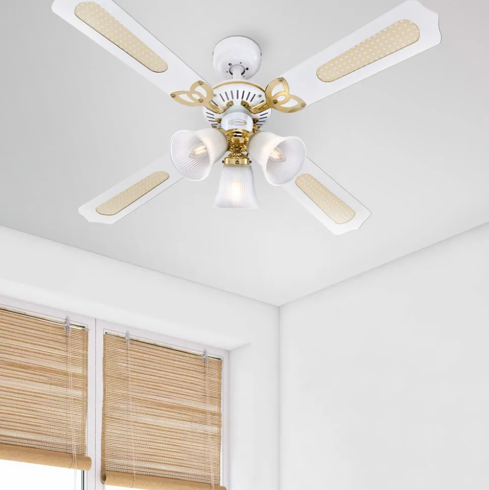 Westinghouse Princess Trio vifte hvit 105 cm