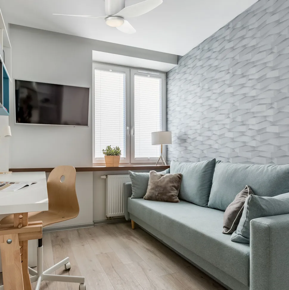 Westinghouse takvifte Carla, stillegående, 117 cm, hvit