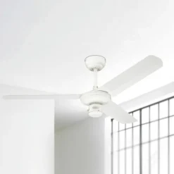 Westinghouse takvifte Industrial hvit stille Ø 122 cm