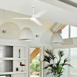 Westinghouse takvifte Industrial hvit stille Ø 142 cm