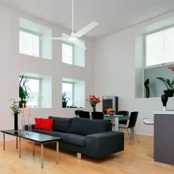 Westinghouse takvifte Industrial hvit stille Ø 142 cm