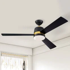 Westinghouse Tristan vifte svart/kirsebær