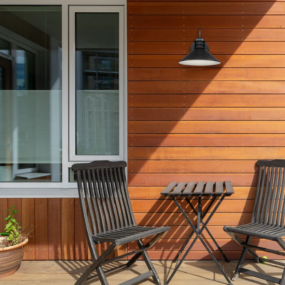 Westinghouse Walter LED-vegglampe, dimbar svart