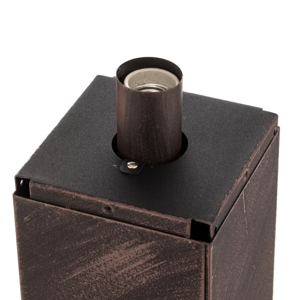 Whitney-sokkelampe, rustfarget